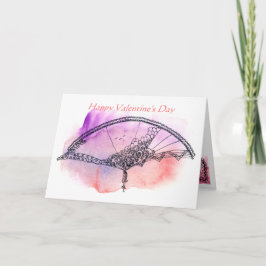 Tarjeta Personalizable El día de San Valentín con decoraci