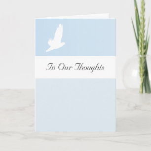 Tarjeta Personalizable En Nuestros Pensamientos / Oracione