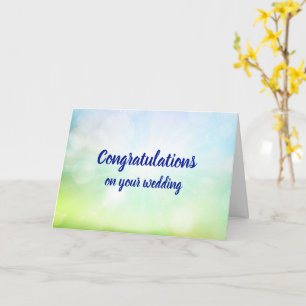 Tarjeta Personalizable felicitaciones bodas vigas de sol