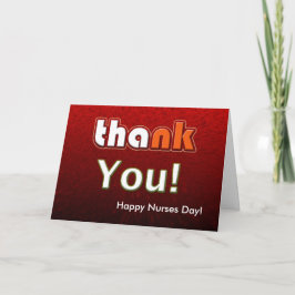 Tarjeta Personalizable Feliz Día de las Enfermeras