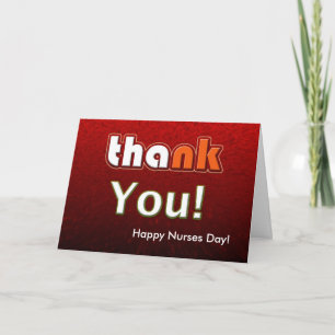 Tarjeta Personalizable Feliz Día de las Enfermeras