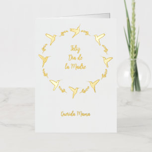 Tarjeta personalizable Feliz Dia De Las Madres
