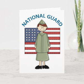 Tarjeta Personalizable femenino de la Guardia Nacional