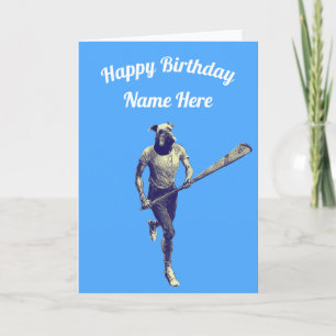 Tarjeta personalizable Lacrosse