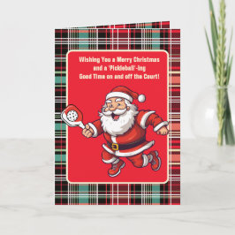 Tarjeta Personalizable 🎅 Navidades pickleball