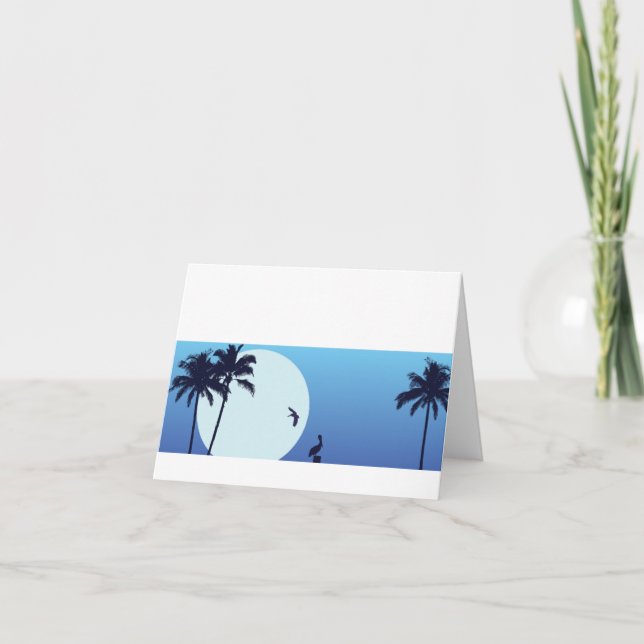 Tarjeta Personalizable Notecard de la salida de la luna de (Anverso)