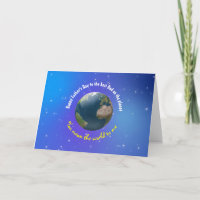 Personalizable novedad del Día del Padre Tierra