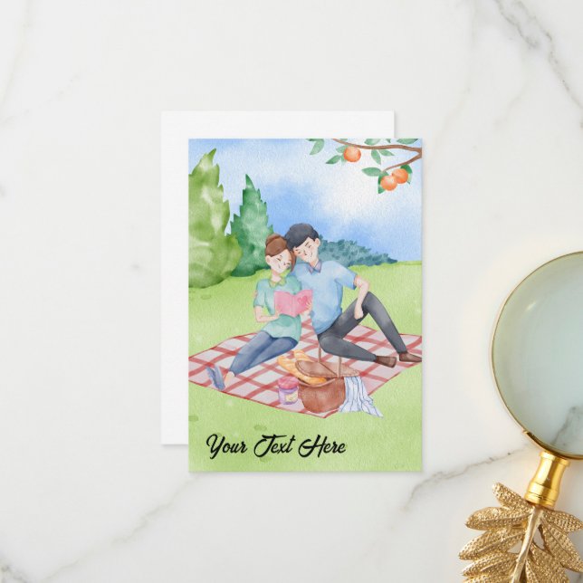 TARJETA PERSONALIZABLE PARA CUALQUIER OCASIÓN (Anverso/Reverso In Situ)