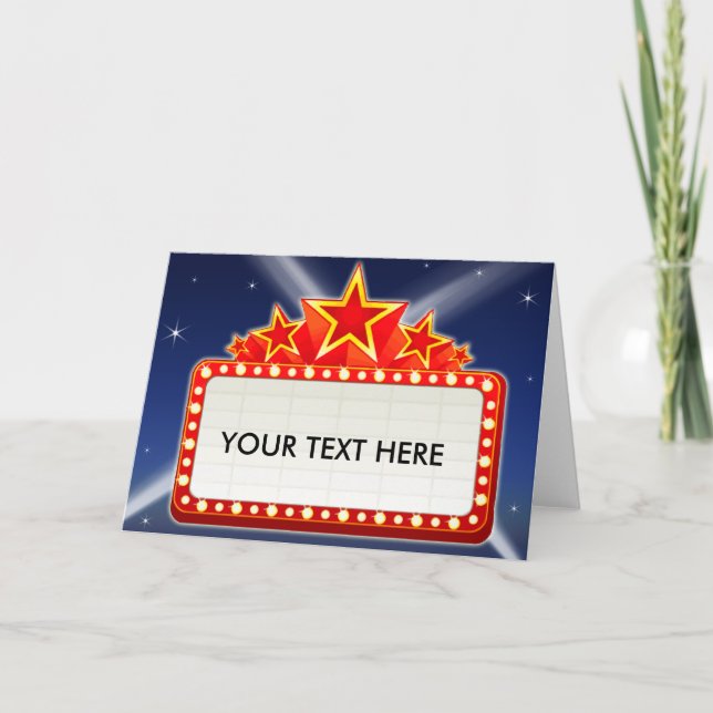 Tarjeta Personalizable protagonizado de la carpa de la (Anverso)