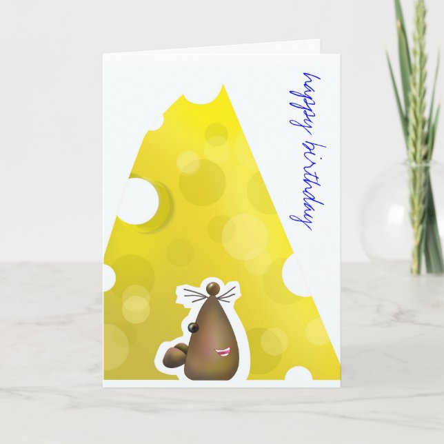 Tarjeta Personalizable: Queso grande (Anverso)