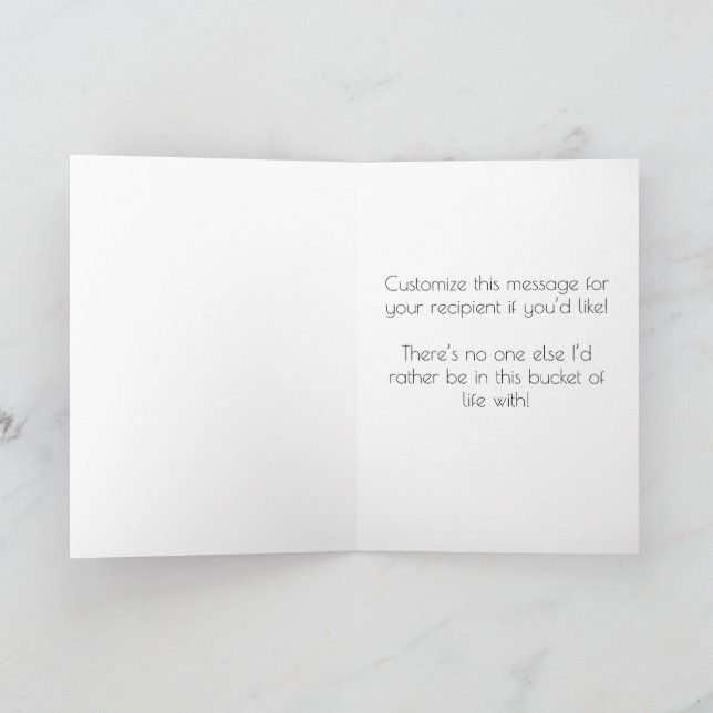 Tarjeta Personalizable Raccoon Hugs (Interior)