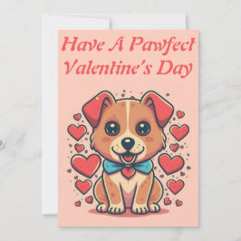 Tarjeta personalizable retro del Día de San Valent