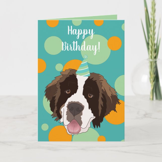 Tarjeta Personalizable Saint Bernard (Anverso)