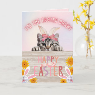 Tarjeta Personalizable Soy La Pascua De Los Conejitos De P