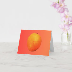Tarjeta Personalizable Tropical de Mango