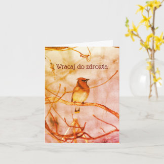 Tarjeta Personalización de la naturaleza de vida salvaje e