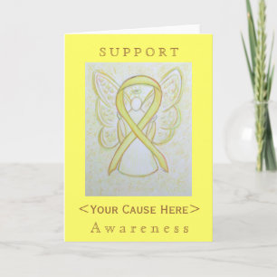 Tarjeta personalizada Angel de la cinta de opcione
