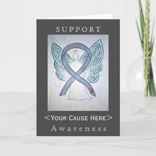 Tarjeta personalizada Angel de la cinta de opcione (Anverso)