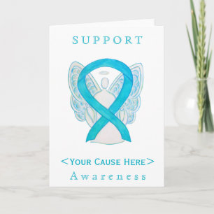 Tarjeta personalizada Angel de la cinta de opcione