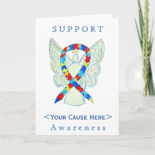 Tarjeta personalizada Angel de la cinta de opcione