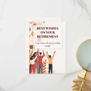 Tarjeta personalizada - Colegas de despedida