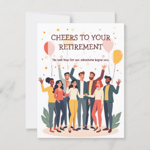 Tarjeta personalizada - Colegas de despedida