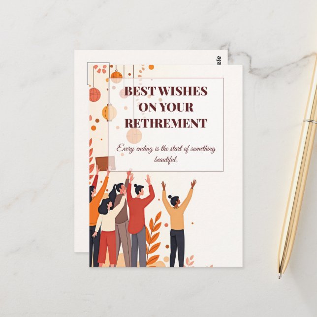 Tarjeta personalizada - Colegas de despedida (Anverso/Reverso In Situ)