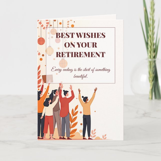 Tarjeta personalizada - Colegas de despedida (Anverso)