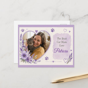 Tarjeta personalizada con foto y nombre de amante 