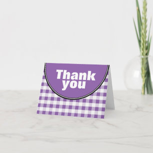 Tarjeta personalizada de agradecimiento con cuadro