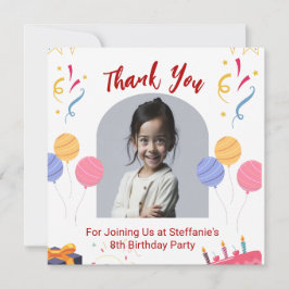 Tarjeta Personalizada de Agradecimiento Cumpleaños