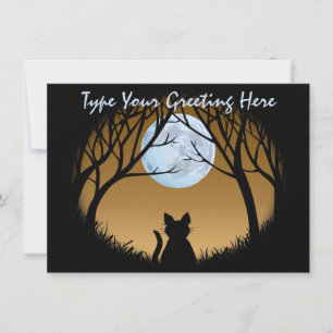 Tarjeta personalizada de amante de gato para gato