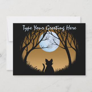 Tarjeta personalizada de amante de gato para gato