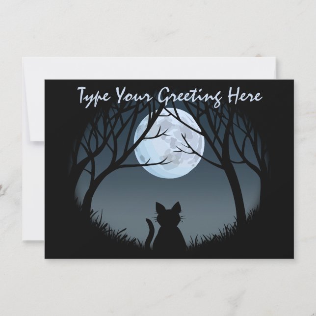 Tarjeta personalizada de amante de gato para gato  (Anverso)