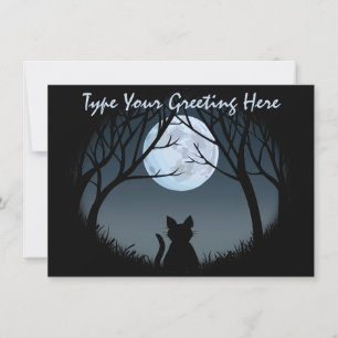 Tarjeta personalizada de amante de gato para gato