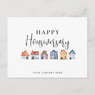 Tarjeta personalizada de aniversario de casa para 