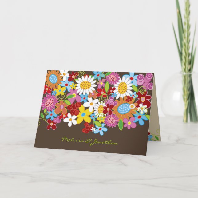 Tarjeta personalizada de anuncio de invitación de  (Anverso)