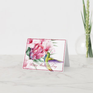 Tarjeta personalizada de ave tropical