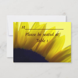 Tarjeta Personalizada de Boda Compromiso Girasol