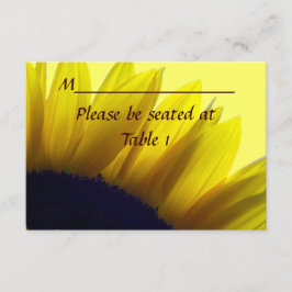 Tarjeta Personalizada de Boda Compromiso Girasol