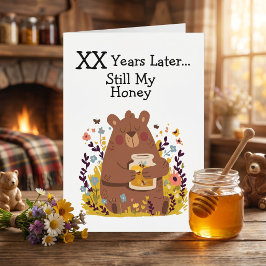 Tarjeta personalizada de feliz aniversario Still M