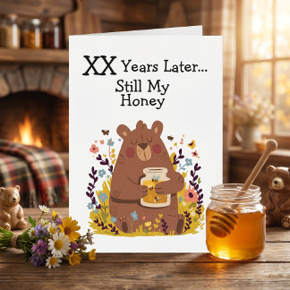 Tarjeta personalizada de feliz aniversario Still M