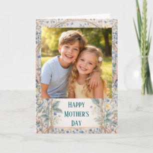 Tarjeta personalizada de Feliz Día de la Madre con