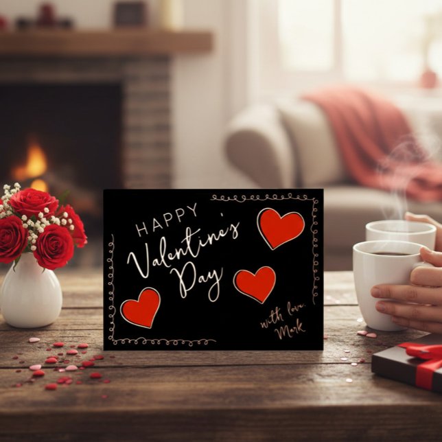 Tarjeta personalizada de Feliz Día de San Valentín (Subido por el creador)