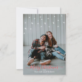 Tarjeta personalizada de Feliz Navidad