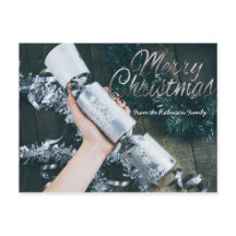 Tarjeta personalizada de Feliz Navidad para los ve