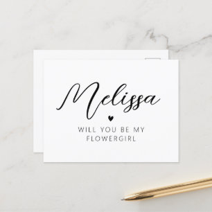 tarjeta personalizada de flowgirl