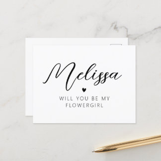 tarjeta personalizada de flowgirl