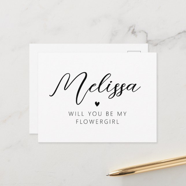 tarjeta personalizada de flowgirl (Anverso/Reverso In Situ)