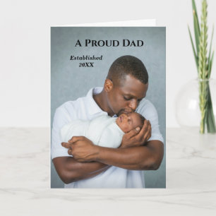 Tarjeta personalizada de foto de nacimiento de Rec